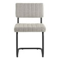 thumbnail image 5 of Modway Parity 19.5" Upholstered Fabric Dining Side Chair in Taupe (Set of 2), 5 of 10