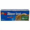 thumbnail image 1 of Seal STORE Zipper Seal Sandwich Bags, 50 Pack, 1 of 1