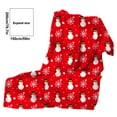 thumbnail image 2 of LSLJS Christmas Throw Blanket Holiday Throw Blanket, Christmas Flannel Printed Blanket New Office Nap Blanket Fleece Blanket Leg Blanket Warm Sofa Blanket, 2 of 4