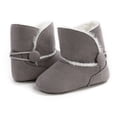 thumbnail image 6 of Lovebay Baby Girls Boys Toddler Booties Infant Fur Thicken Shoes Anti-slip Sole Newborn First Walkers Shoes, 6 of 7