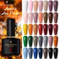 thumbnail image 2 of BORN PRETTY 10ML Autumn And Winter Gel Nail Polish Coffee Gray Red Nail Gel Soak Off UV LED Semi-Permanent Gel Nail Varnish Gong Bohan LED, 2 of 2