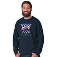 thumbnail image 3 of Good Mood Dude Chill Eighties Vibes Long Sleeve TShirt Men Women Brisco Brands S, 3 of 6