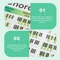 thumbnail image 2 of Guía de aprendizaje de acordes de piano Acordes de referencia de piano Cuadro de digitación, 2 of 8