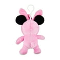 thumbnail image 4 of Disney's Minnie Mouse, Dressed as a Bunny Easter Plush Clip 5.9 inches Tall, Pink, by Ruz, 4 of 5