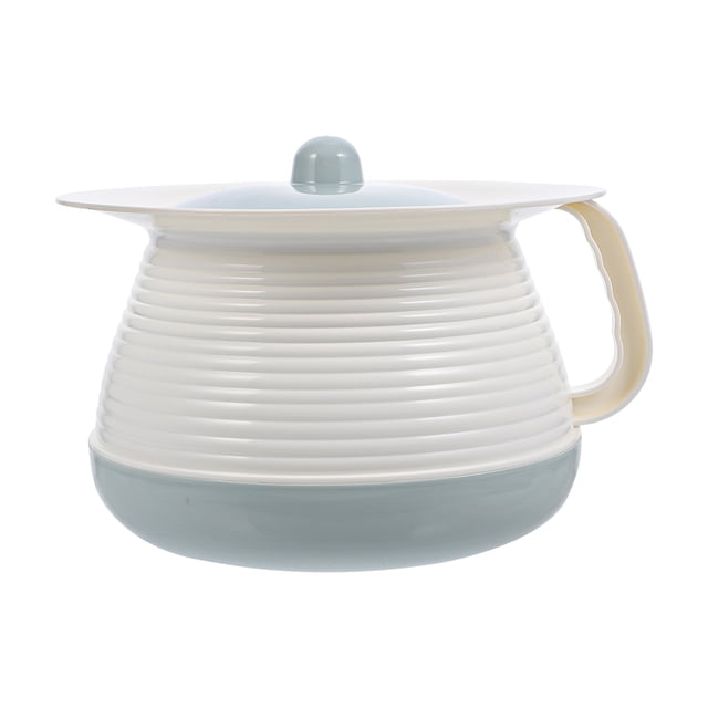1 Set Plastic Spittoon with Lid Portable Chamber Pot Covered Night Urinal for Home Hospital