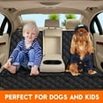 thumbnail image 6 of Cornmi Pet Dog Car Seat Cover for Back Seat Truck Seat Waterproof Protective Cover with 2 Safety Straps - Black, 6 of 8