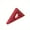 Red, variant on Right Angle Ruler,Aluminum Triangle Ruler Imperial and Metric Scales Machinist Carpenter's Measuring