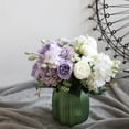 thumbnail image 2 of ramos de flores artificiales, hortensias, peonías, bayas, combinación, decoración para bodas y el hogar, flores falsas, 2 of 5