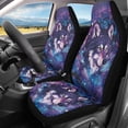 thumbnail image 2 of Uorisanigo Galaxy Wolf Car Seat Covers 2 Pcs Car Seat Covers Front Seats Only Waterproof Breathable Easy to Install Anti-Slip Back Fabric Universal Fit for Auto Truck Van SUV, 2 of 7