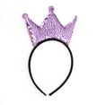 thumbnail image 1 of Accesorios Únicos 1 Pc Diadema de Lentejuelas de Moda para Mujeres y Niñas Violeta, 1 of 6