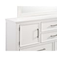 thumbnail image 2 of New Classic Furniture Andover Wood Dresser with Mirror in White, 2 of 5