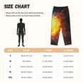 thumbnail image 4 of KLL Womens Tennis Ball On Fire And Water Print Pajama Pants Soft Pajama Bottoms for Women Cozy Lounge Pants-Large, 4 of 7