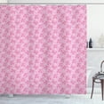 thumbnail image 1 of Ambesonne Ballet Shower Curtain, Pointe Shoes with Flowers, 69"Wx75"L, Pink Pale Pink and White, 1 of 3