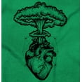 thumbnail image 2 of Heart Nuclear Explosion Symbolic Unisex Plus Fleece Graphic Sweatshirt Brisco Brands 2X, 2 of 5