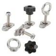 thumbnail image 1 of Kit d'Écrou Fileté à Double Crampon en Acier Inoxydable pour Camion Lit Ramassage RV ATV, 1 of 7