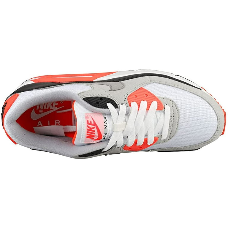Nike Air Max 90 Infrared 2020 Running Shoes White/Grey/Black CT1685-100 Men  Size