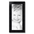 thumbnail image 2 of ArtToFrames 9" x 21" Satin Black Reverse Step Picture Frame, 9x21 inch Black Wood Poster Frame (WOM-1419), 2 of 7