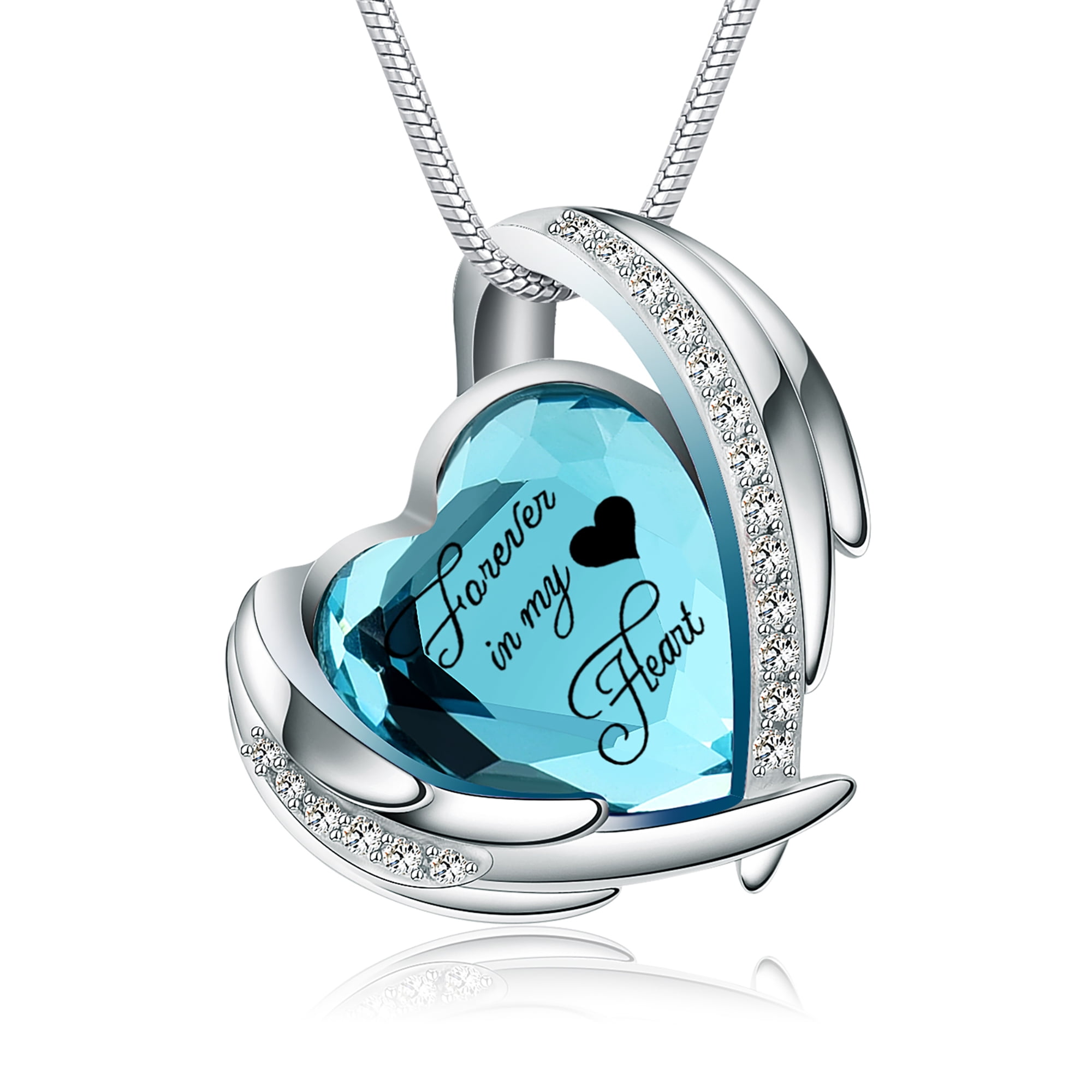 Heart Crystal Cremation Urn Necklace for Ashes, Stainless Steel Cremation Jewelry for Ashes