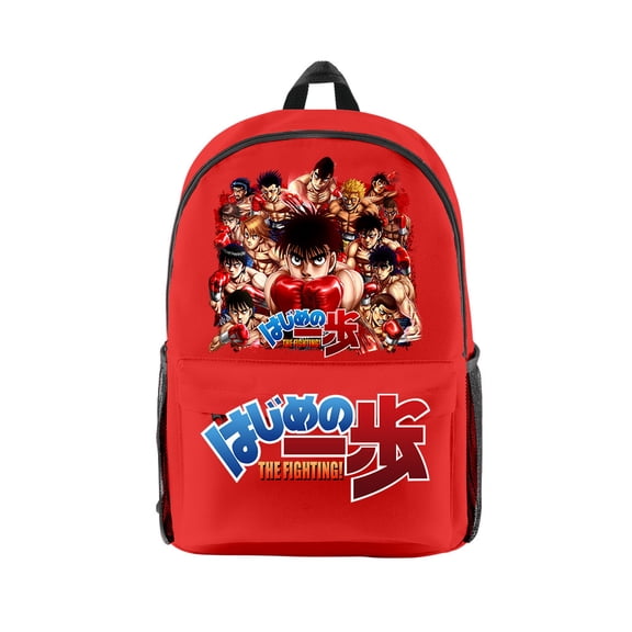 Hajime No Ippo Merch Backpacks Kamogawa Boxing Gym Merch Bags Unisex Fashion Casual Streetwear