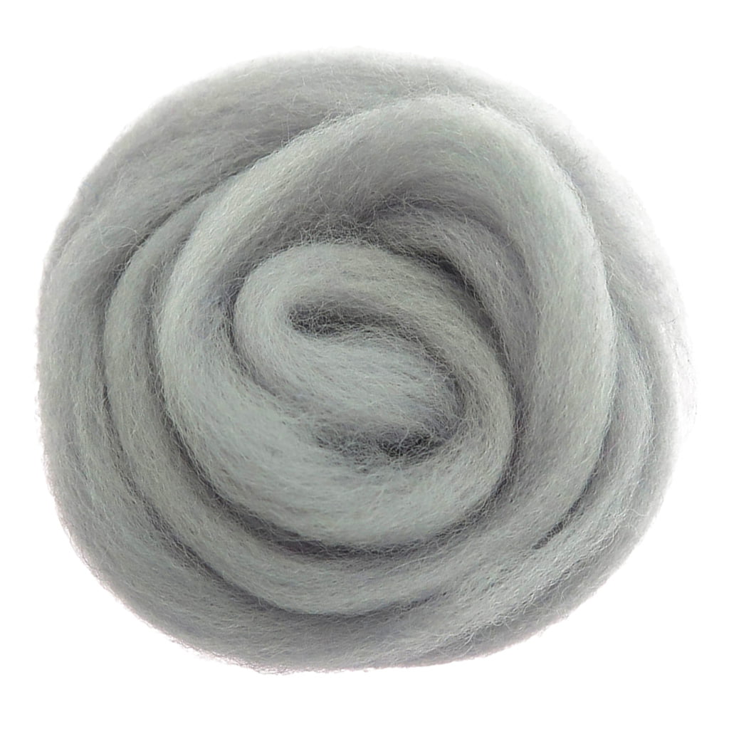 1Pc 10g Felting Wool Fiber Wool Yarn Roving Needle Felting DIY Hand Crafts Black