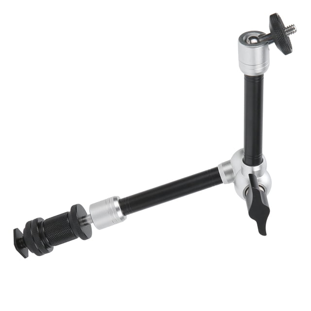 Brazo de Fricció, Brazo Articulado de la Cabeza del Zapato frío Diseño de desgaste con tornillo de 1/4 Pulgadas para luces de flash para monitor dv para monitor lcd para lcd para
