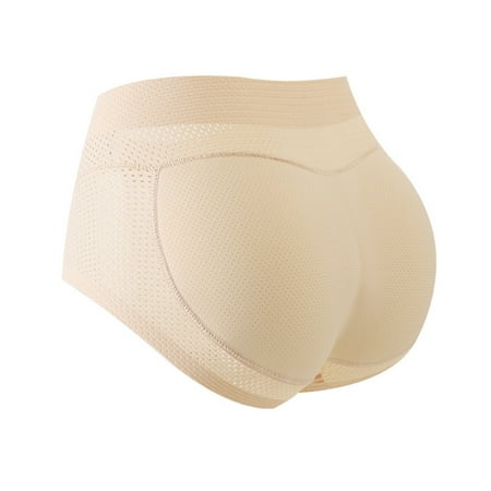 

Women Hip Enhancer Panty Shapewear Plump Hip Lift Memory Foam Pad Straight Up Immediately 2XL Skin Color