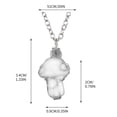 thumbnail image 2 of Under 10! Gmogad Mushroom Necklace for Women, 925 Sterling Silver Mushroom Crystal Pendant Necklace Colorful Stone Mushroom Choker, Vintage Natural Crystal Pendant, 2 of 2