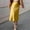 Yellow, variant on Women's Straight Solid Midi Skirt For Daily Vacation Wear Elegant Slim Fit Spring Summer Fall Casual Skirt Hand Wash School Skirt Leather Pencil Skirt Daybed Skirt Hangers for Skirts Athletic Skirt