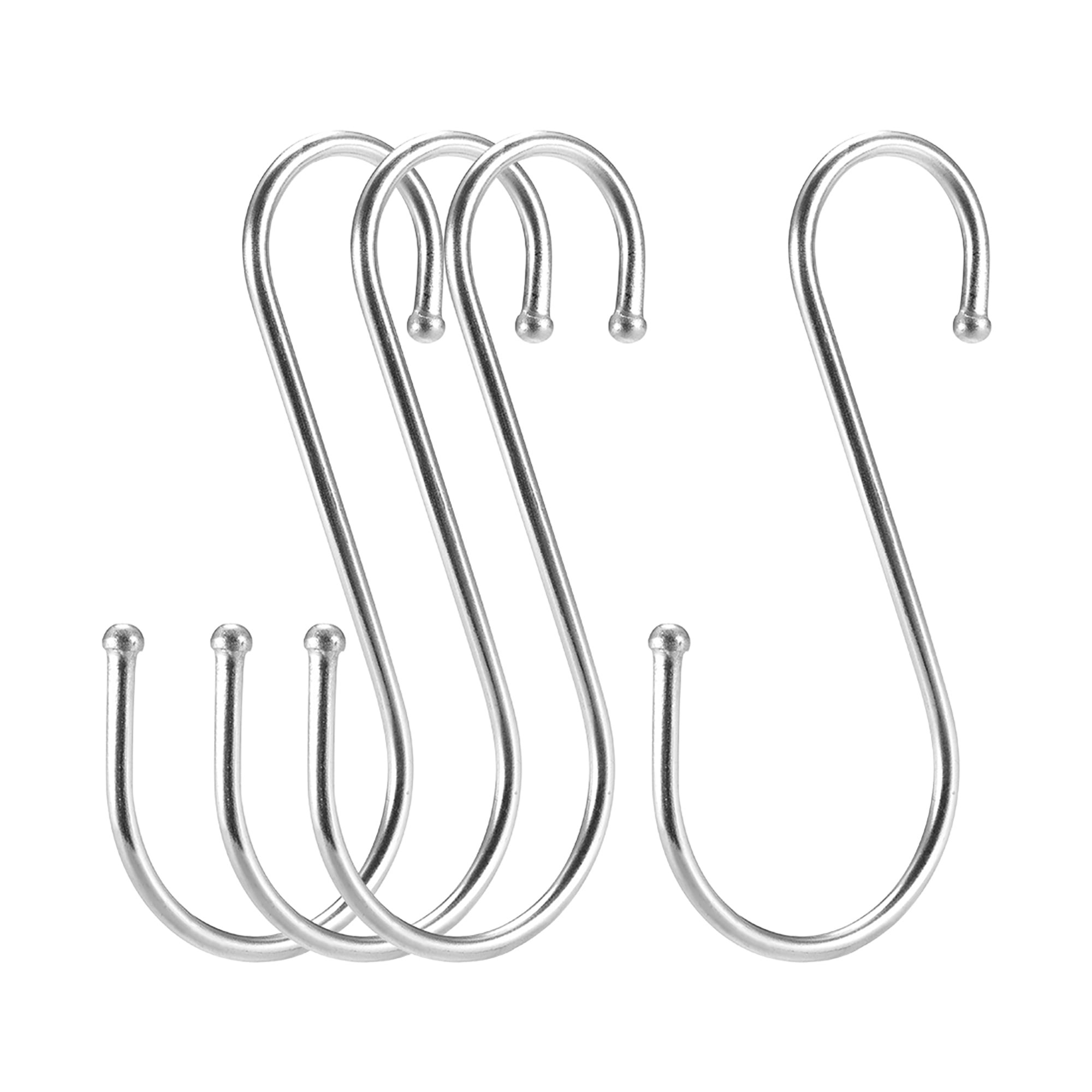 Uxcell Stainless Steel S Hooks 2" S Shaped Hook Hangers 4pcs 4.9
