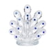 thumbnail image 2 of Estatua de escultura de de cristal de Animal, figurita creativa, artesanías de para estante de tienda, colección de decoración, acces Azul S Soledad Escultura de pavo real, 2 of 8