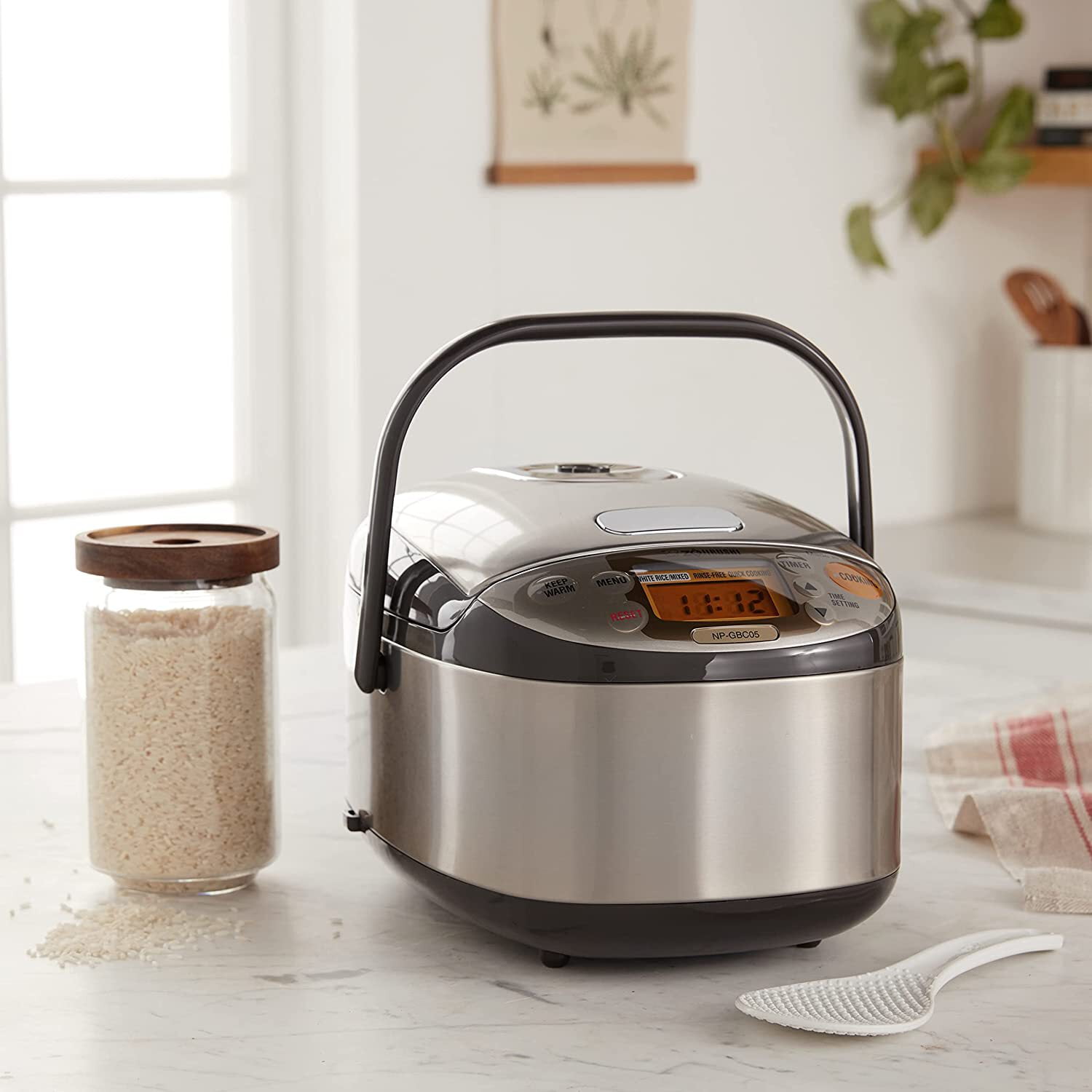 Zojirushi 3 Cup Induction top Heating Rice Cooker & Warmer NP-GBC05