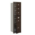 thumbnail image 4 of Salsbury Industries Recessed Private 6 Door Front Load 4C Horizontal Mail Center with 1 Parcel Locker, 4 of 4