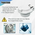 thumbnail image 3 of PinesC High quality brand new 2 Pcs W400BWHP Vacuum Safety Lock, Swimming Pool Wall Accessory Replacement, for Pool Suction Cleaners, 3 of 5