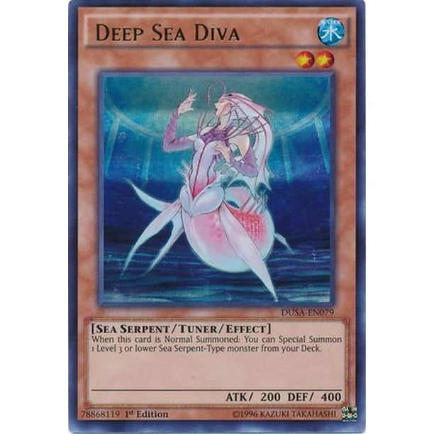 Deep Sea Diva - DUSA-EN079 - Ultra Rare - 1st Edition Duelist Saga Edition) - Walmart.com