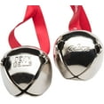 thumbnail image 5 of Bevin Bells Believe Sleigh Bells Ornament (12-Pack) | 1.5" Made of Steel | Hanging Bells with a Red Satin Believe Ribbon | Great Tone | Xmas Gift or Stocking Stuffer | Made in The USA, 5 of 7