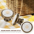 thumbnail image 2 of Minkissy 4Pcs Drawer Pull Knobs Modern Style for Bookcases and Desks 1.18X1.18X0.98in, 2 of 4