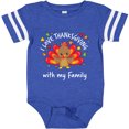 thumbnail image 3 of Inktastic I Love Thanksgiving with my Family-happy turkey Boys or Girls Baby Bodysuit, 3 of 5