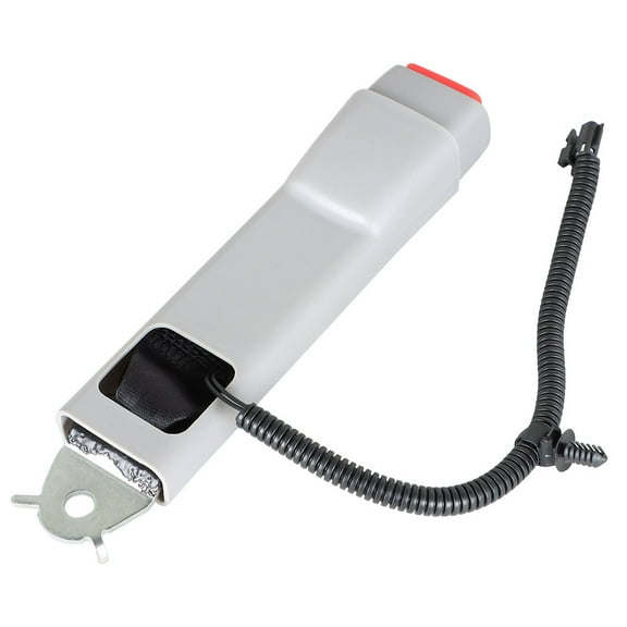 LABLT Front Grey Seat Belt Buckle End 19121539 for 2007-2013 Cadillac Chevrolet GMC