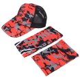 thumbnail image 3 of Manga de brazo Jadeshay para ciclismo absorbente con protección solar Rojo camuflaje, 3 of 14