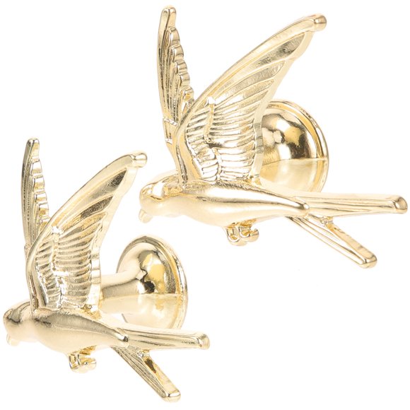 Hytrove 2Ud Y Pomos Dorados Para Muebles Con Único De Pájaro Volador