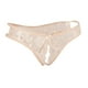 thumbnail image 1 of Bragas con espalda en T eróticas para mujer Beige, 1 of 9