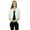 White, variant on Bimba Women Solid Shrug Spandex 3/4 Sleeve Casual Shrug Cardigan