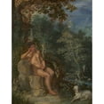 thumbnail image 3 of Adam Elsheimer 15x18 Black Modern Framed Museum Art Print Titled - Saint John the Baptist in the Wilderness (C. 1602), 3 of 5
