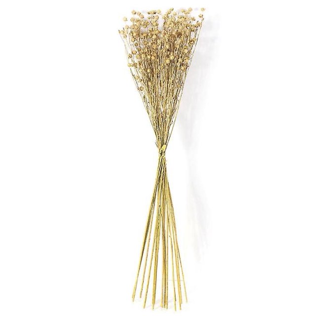 20 piezas ramo de flores secas LIUYMXG Aliento de bebé natural decoración amarillas 40 cm