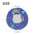 thumbnail image 4 of Kdxio Multiplication Table Print Shower Cap for Women,Elastic and Reusable,Double Waterproof Layers Bathing Hat, 4 of 6