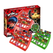 Miraculous Ladybug - Who's My Hero? - Red and Green Board with Secret Hero Cards, Board Game for Kids, 2 Players, Toys for Kids for Ages 6 and Up, Wyncor