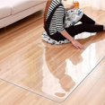 thumbnail image 1 of Transparent Plastic Carpet Protector 1.5/2mm Area Rugs Clear Vinyl Plastic Floor Runner Protector, Desk Chair/Stairs/Pets Carpet Protector Mat, Non-Skid Waterproof Dustproof -60/80/90/100/120/140/160c, 1 of 1