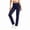 Navy, variant on Risckoth Women's Yoga Pants Mid Waist Side Pockets Slim Fit Stretch Sport Leggings S-2XL