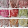 thumbnail image 4 of Sheer Floral Lace Mantilla Veil, Triangle Catholic Head Scarf for Church, 4 of 21