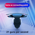 thumbnail image 3 of Mobile Game Trigger for Phone Gaming 4 Finger Trigger L1 R1 Aim Keys Game Controller Sensitive Phone Game Trigger,2 x gamepads,Black, 3 of 7